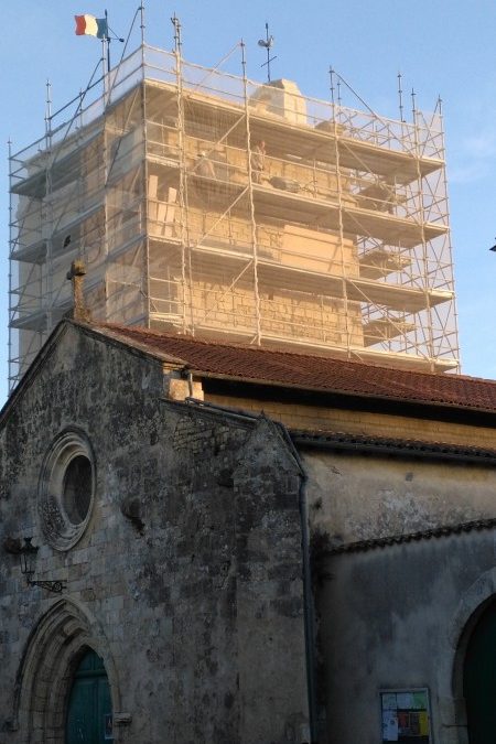 Restauration du clocher de Nieul sur Mer
