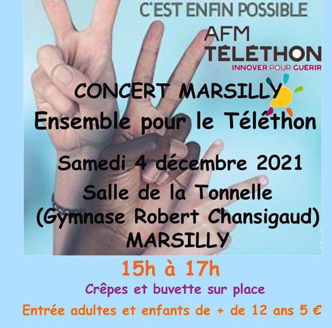 Téléthon 2021 : à Marsilly avec l’association !