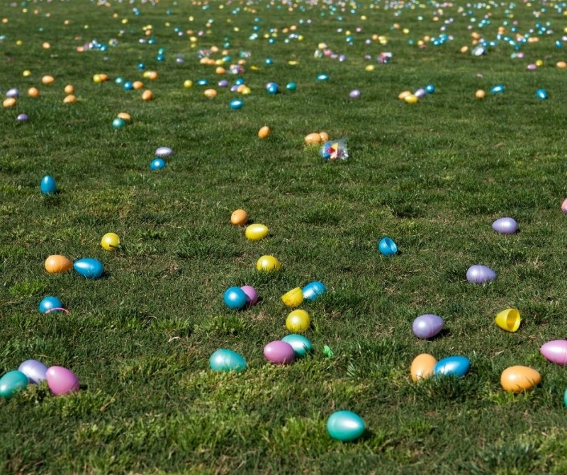 Grande chasse aux œufs de Pâques, organisée par l’association