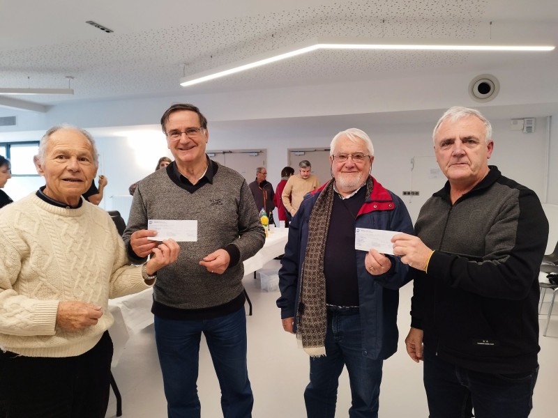 2000 euros de dons versés à des associations locales